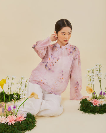 Plum Blossom Cheongsam Top